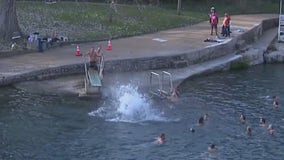 Hundreds start new year with cold plunge