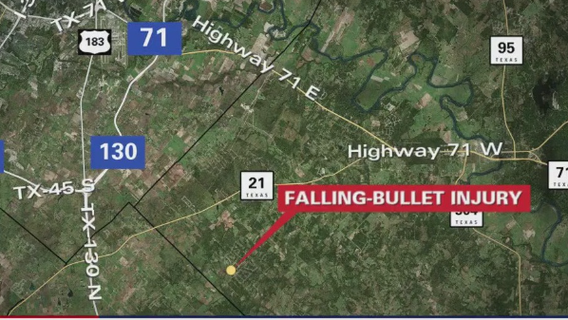 Man hit by New Year's celebratory gunfire in Bastrop County: sheriff