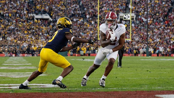 Michigan secures a spot in the national title game with a 27-20 victory over Alabama