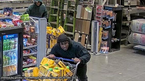 Suspects steal carts of tools from store in Leander