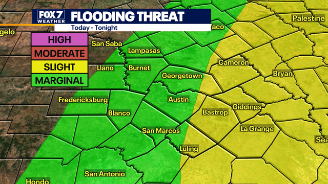 Austin weather: Lots of rain with possible flooding