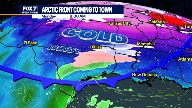 Austin weather: Arctic front arriving earlier, bringing freezing temperatures