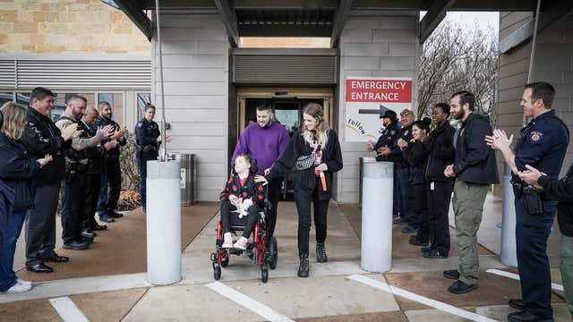 Round Rock girl released from hospital months after suspected drunk driver hit car