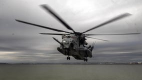 Missing Marine helicopter located near San Diego; search continues for crew