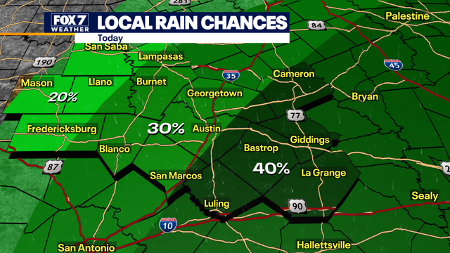 Austin weather: Winter returns with a chance of rain