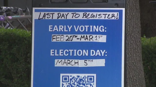 Voter registration for March primary open until midnight on Feb. 5