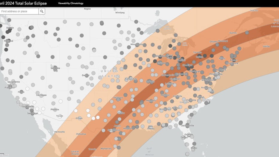 Where You Are Likely To See The April Total Eclipse Based On Cloud   Eclipse Clouds Screenshot 2024 02 07 At 4.05.27 PM 