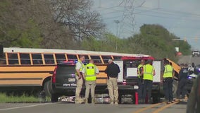 Texas school bus crash: Injured Hays CISD teacher sues company that employed truck driver