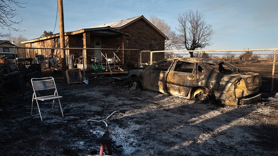 Texas wildfires: Struggle to contain as wind threatens to further spread fires