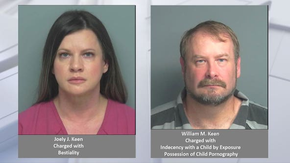 Bestiality, possession of child pornography charges filed against Houston area couple