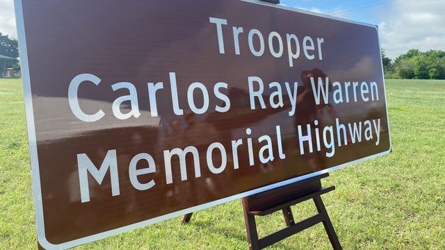 Section of SH 71 named for fallen DPS trooper