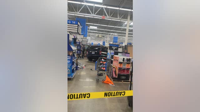 SUV crashes into Canton Walmart ending up inside store, several injured