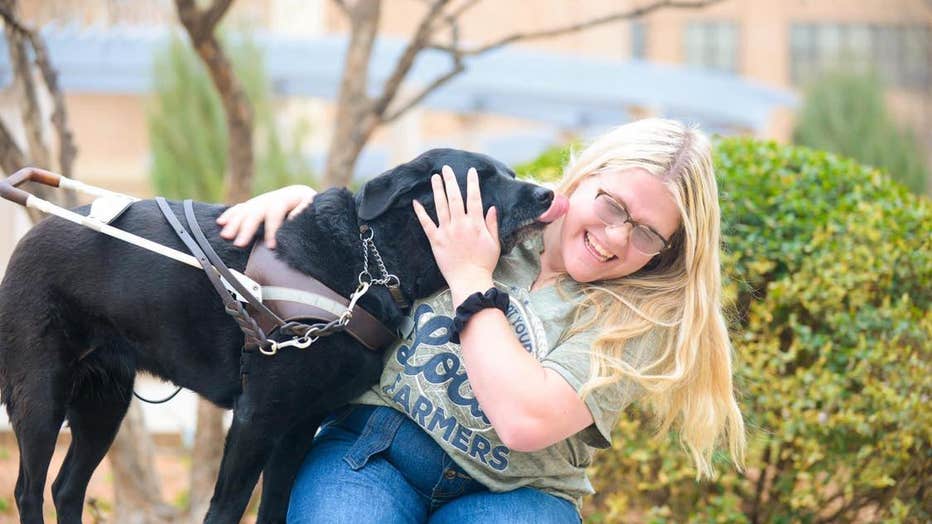 Legally blind student defies odds, gets accepted into veterinarian school