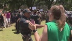 UTPD issues dispersal order as protester gather on campus