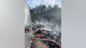 Trash fire in Oak Hill; cause under investigation
