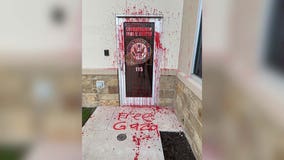 Texas Rep. John Carter's office vandalized with 'Free Gaza,' red liquid