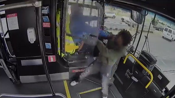 Watch: Assault on Oklahoma bus leads to crash