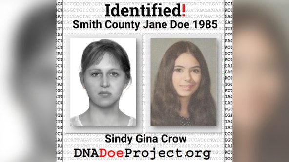 Jane Doe in 1985 Smith County case identified through DNA