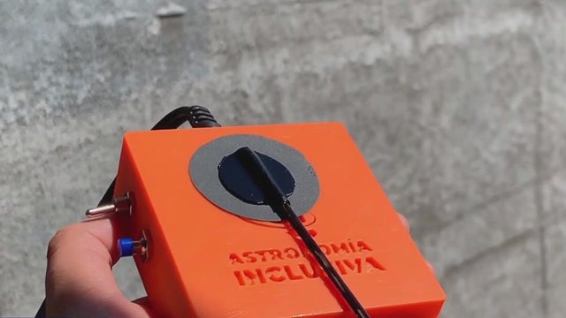Device helps visually impaired experience eclipse through sound