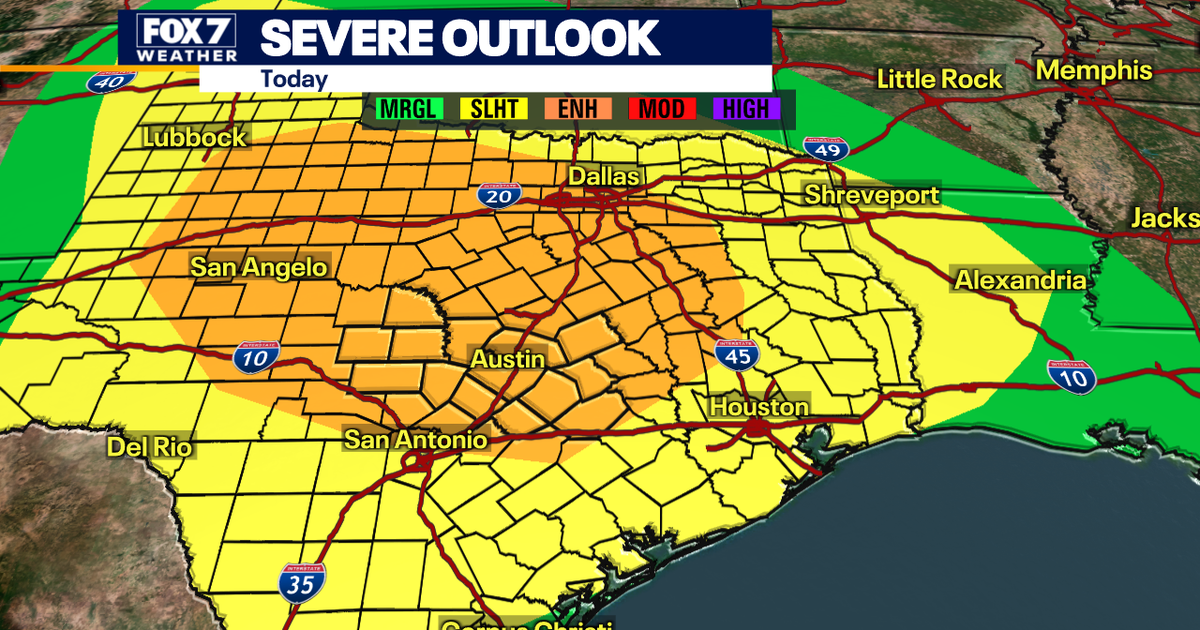 Austin weather: Enhanced risk of severe storms with heat indices near ...