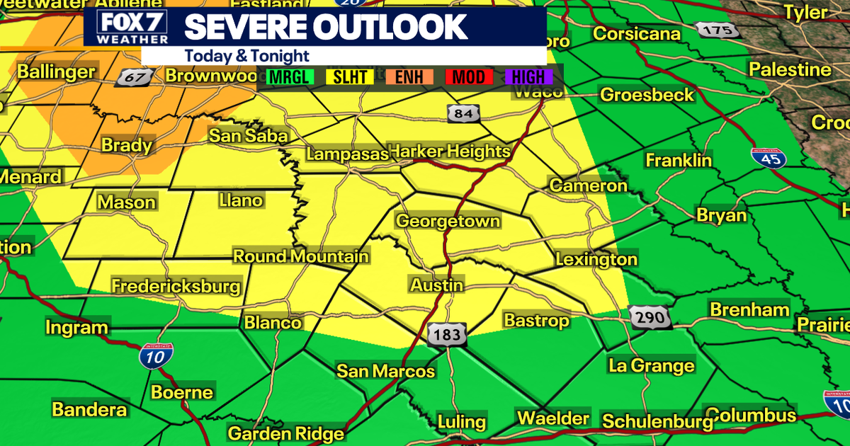 Austin weather: Another chance of severe storms | FOX 7 Austin
