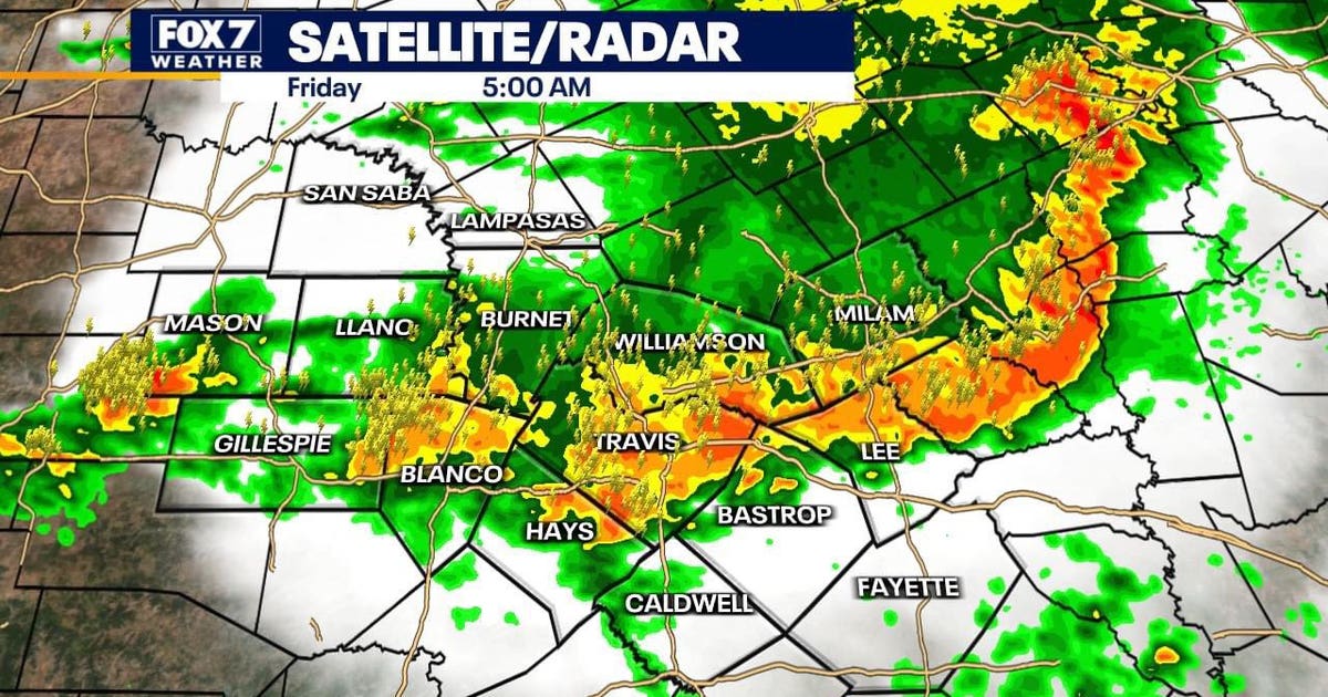Austin weather: Heavy rain hits Central Texas | FOX 7 Austin