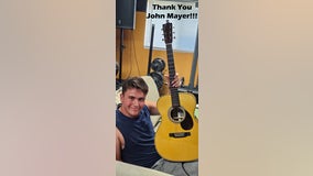 John Mayer gifts North Bay musical teen with a guitar