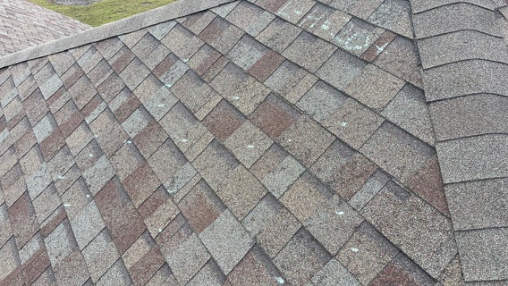 Texas weather: Hail damages roofs in Taylor