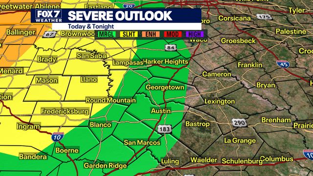 Austin weather: Rain, storms possible through the weekend