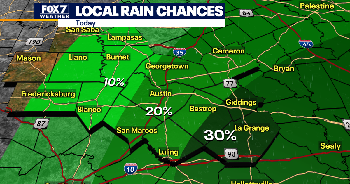 Austin weather: Hot temperatures but rain chances increasing | FOX 7 Austin