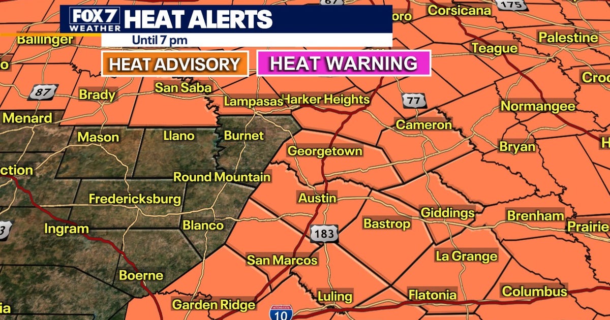 Austin weather: Heat advisory through tonight | FOX 7 Austin