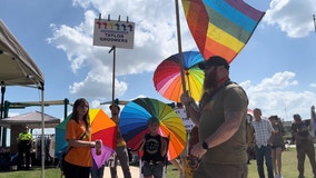 Hundreds pack the park for Taylor Pride