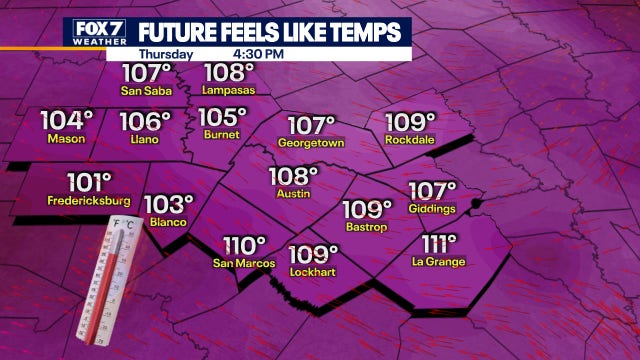 Austin weather: Possibility of triple digit heat today