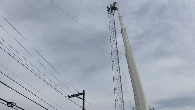 Austin moontower gets upgraded with LED lights