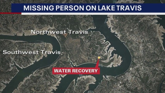 Recovery efforts underway on Lake Travis for person on 'electric underwater scooter': ATCEMS