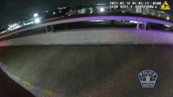 VIDEO: Stray kitten rescued by Austin PD officer