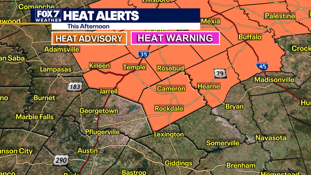 Austin weather: Heat alerts as hot temperatures return