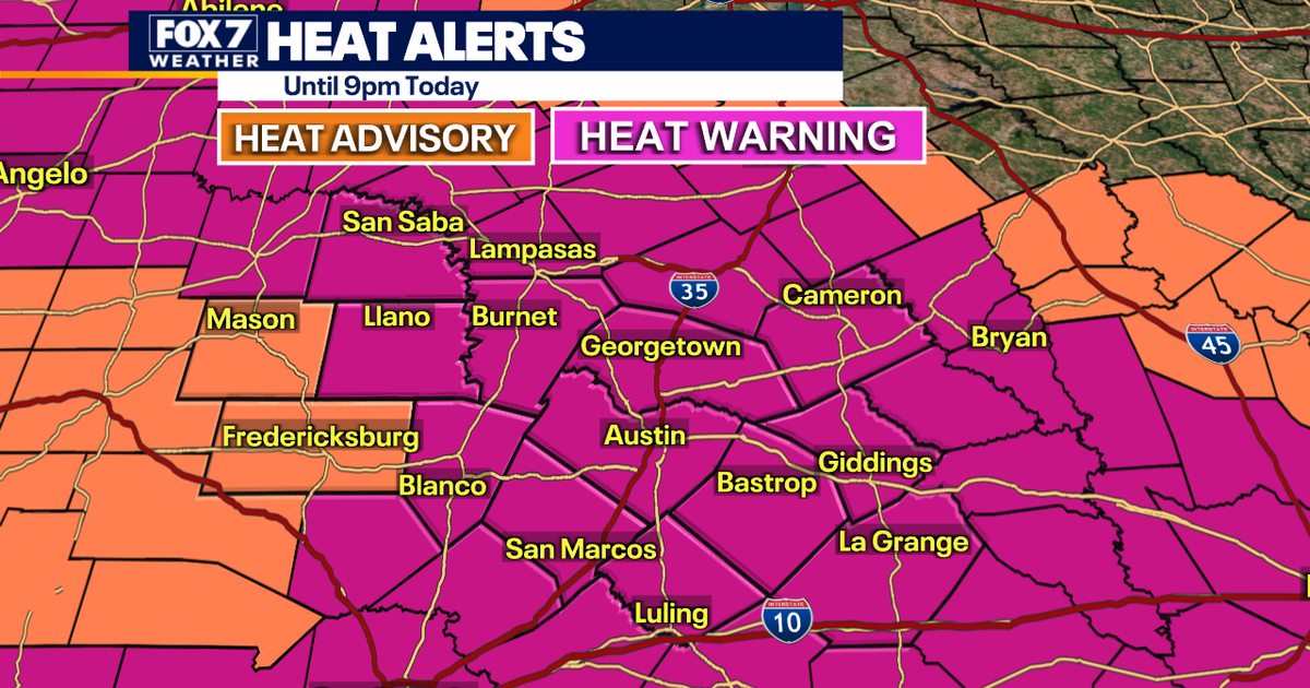 Austin weather: Temperatures could feel like 110 | FOX 7 Austin