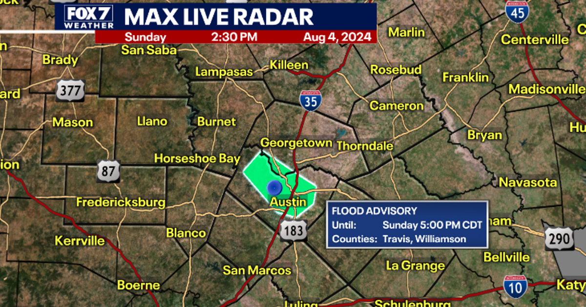 Austin weather: Flood Advisory no longer in effect for Travis ...