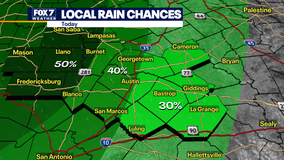 Austin weather: Daily rain chances with cooler than average temps