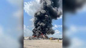 Decker Lane fire: Large trash fire set unintentionally, officials say