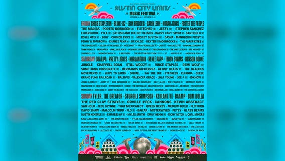 Austin City Limits 2024 releases daily artist schedule