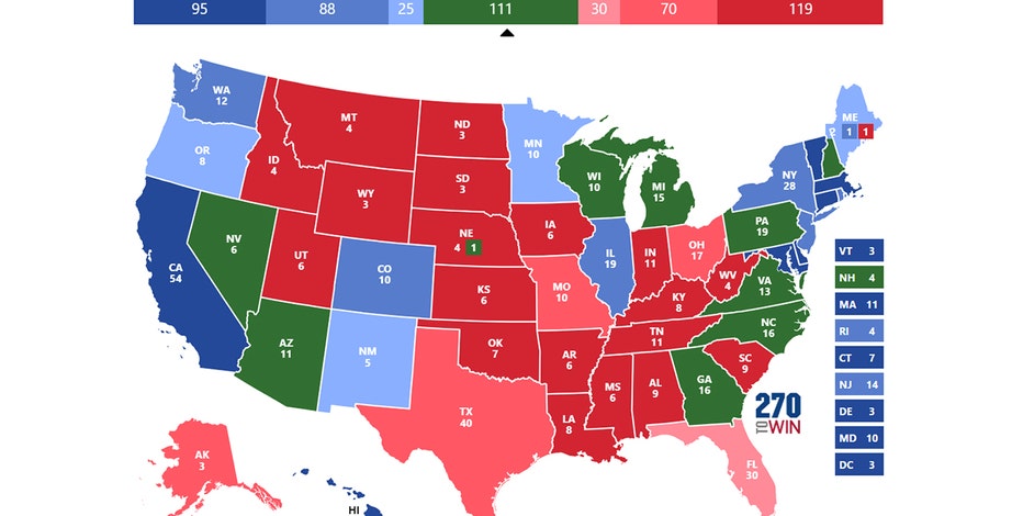 Interactive electoral map 2024
