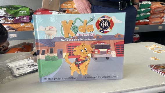 Georgetown Fire Department's education dog releases children's book