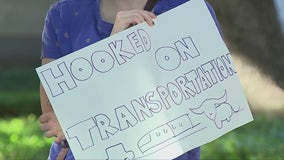 UT Austin students rally in support of affordable housing, transportation