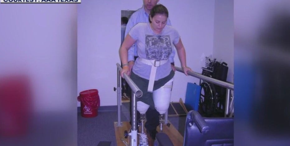 Woman who lost both legs in crash reminds drivers of Move Over or Slow Down law