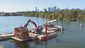 City of Austin makes progress on Wishbone Bridge at Longhorn Dam