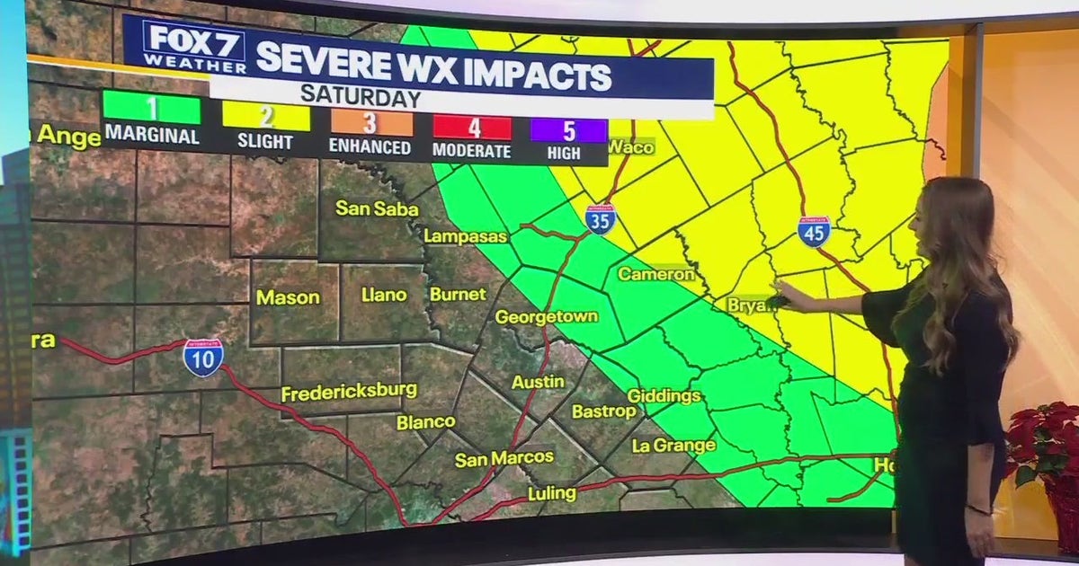 Austin Weather: Severe storms possible on Saturday | FOX 7 Austin