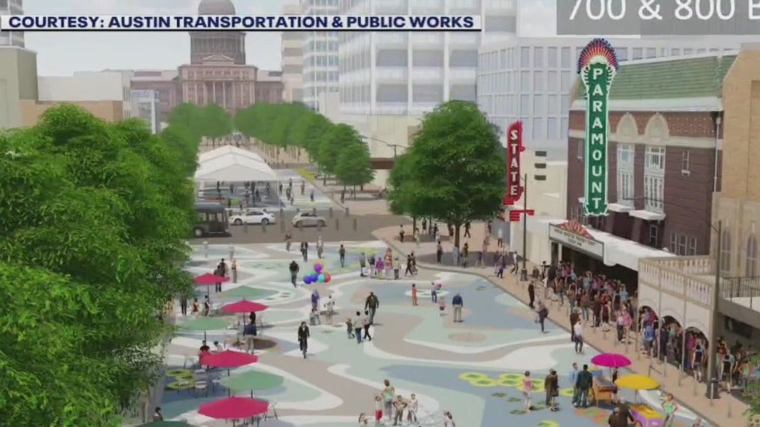 Construction begins on Congress Ave redesign project in Downtown Austin