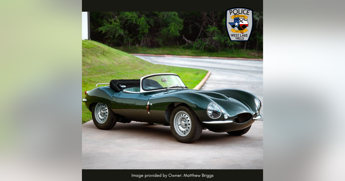 West Lake Hills Police recover stolen Steve McQueen tribute Jaguar
